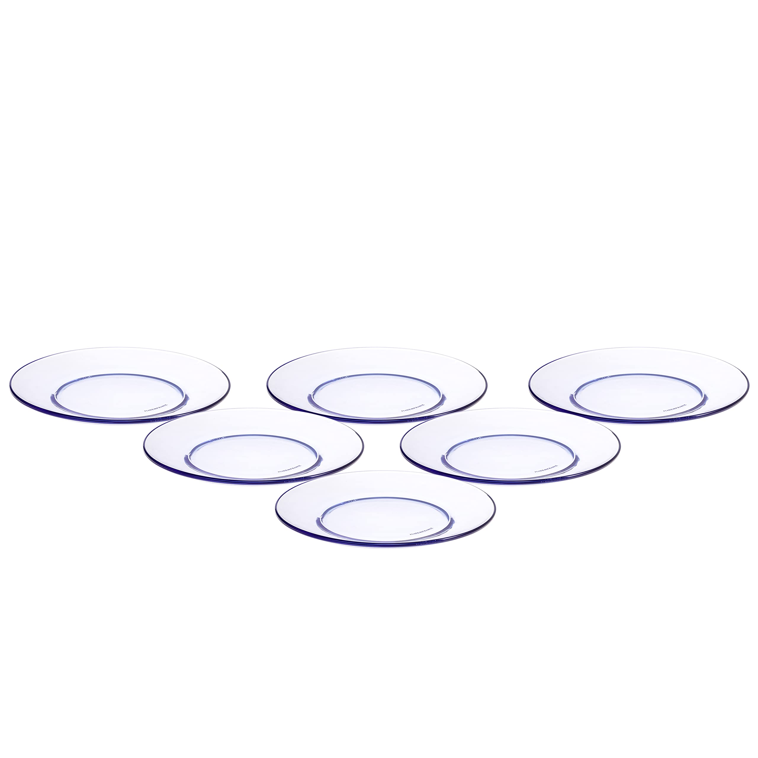 Duralex LYS Marine Dessert Plate 19 cm 6 Pcs (3008BF/6), Medium (3008BF06C1111/6) 1