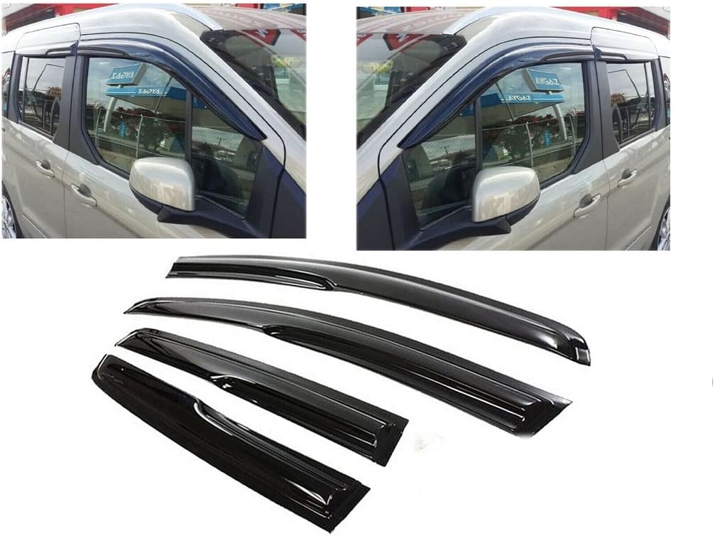 Wind Rain Sun Guard Deflectors Set FOR FORD TRANSIT TOURNEO CONNECT