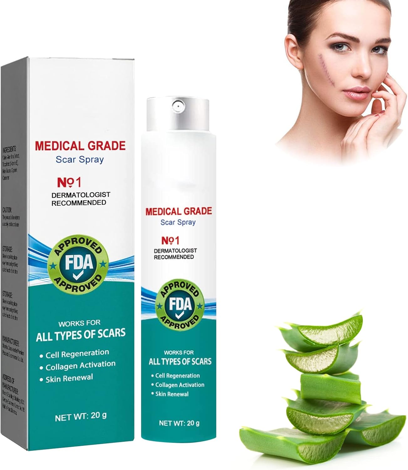 Scarremove Advanced Scar Spray, for All Types of Scars