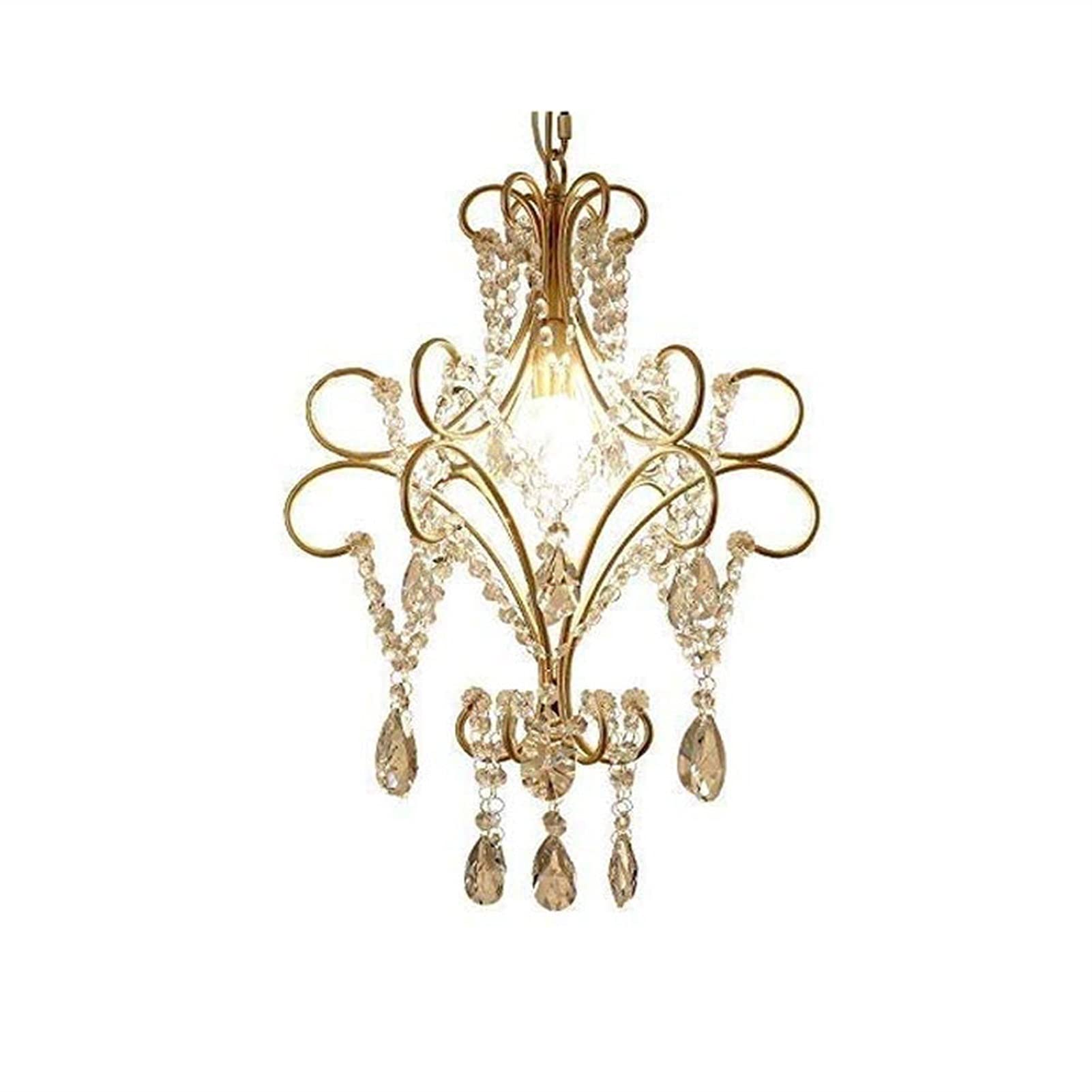HUAYUSEDF Modern Crystal Pendant Lamp Chandelier Hanging Lighting Ceiling Fixture E26 E27 for Living Room Cafe Bar Restaurant