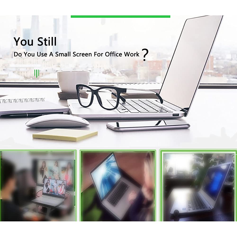 Tragbare Film-Videospiel-Vergrößerungs-Bildschirmlupe, 21-Zoll-Computer-Vergrößerungsprojektor-Bildschirmvergrößerung HD 3D-Bildschirmlupe für Laptop-Bildschirmverstärker Faltbare Bildschirmlupe