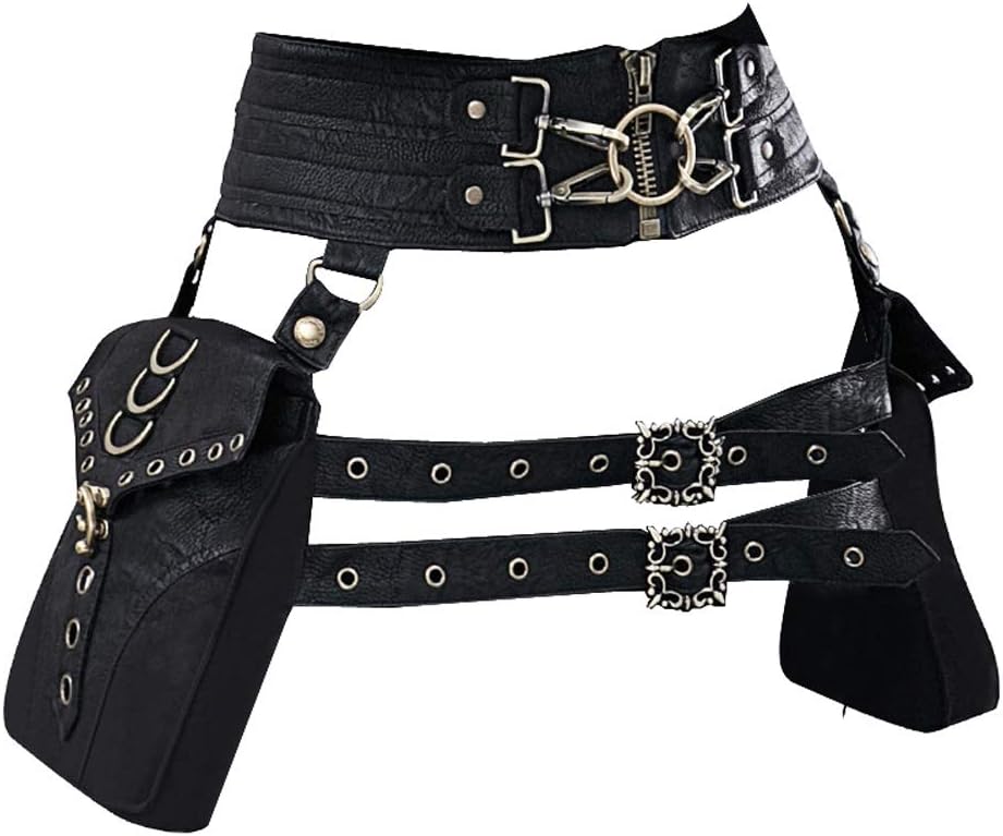 GEAR RAVEHalloween Steampunk Retro Motorcycle Bag Lady Bag Retro Rock Gothic Goth Shoulder Waist Bags Packs