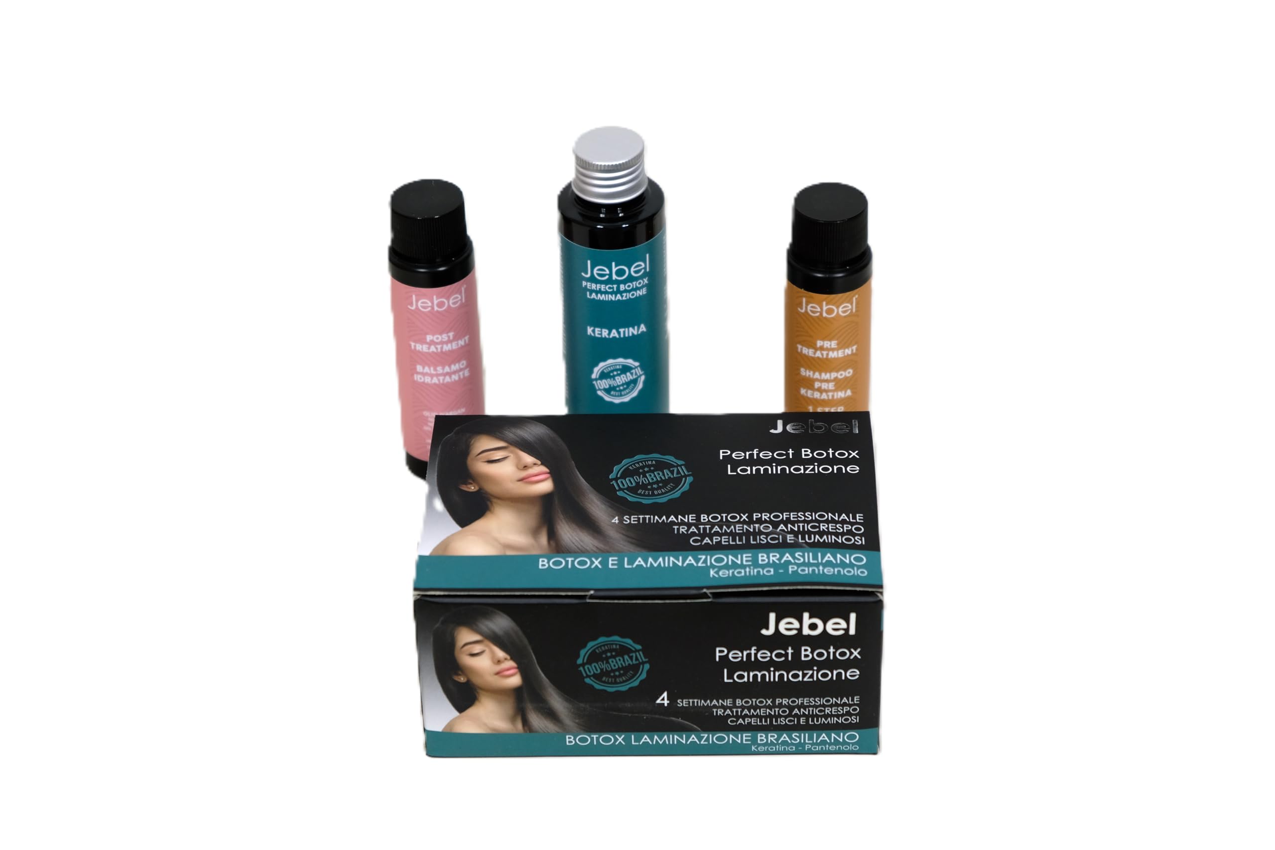 JEBEL Perfect Botox Laminazione - Kit Trattamento Anticrespo - 4 settimane - per capelli rovinati