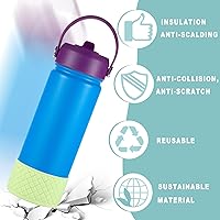 Vista 40 de Silicone Boot for Stanley Quencher 40 oz, Bottom Boot for IceFlow Flip 20 oz 30 oz, Boots Sleeve Cover for Hydroflask 12-24 oz and 32 oz 40 z Sports