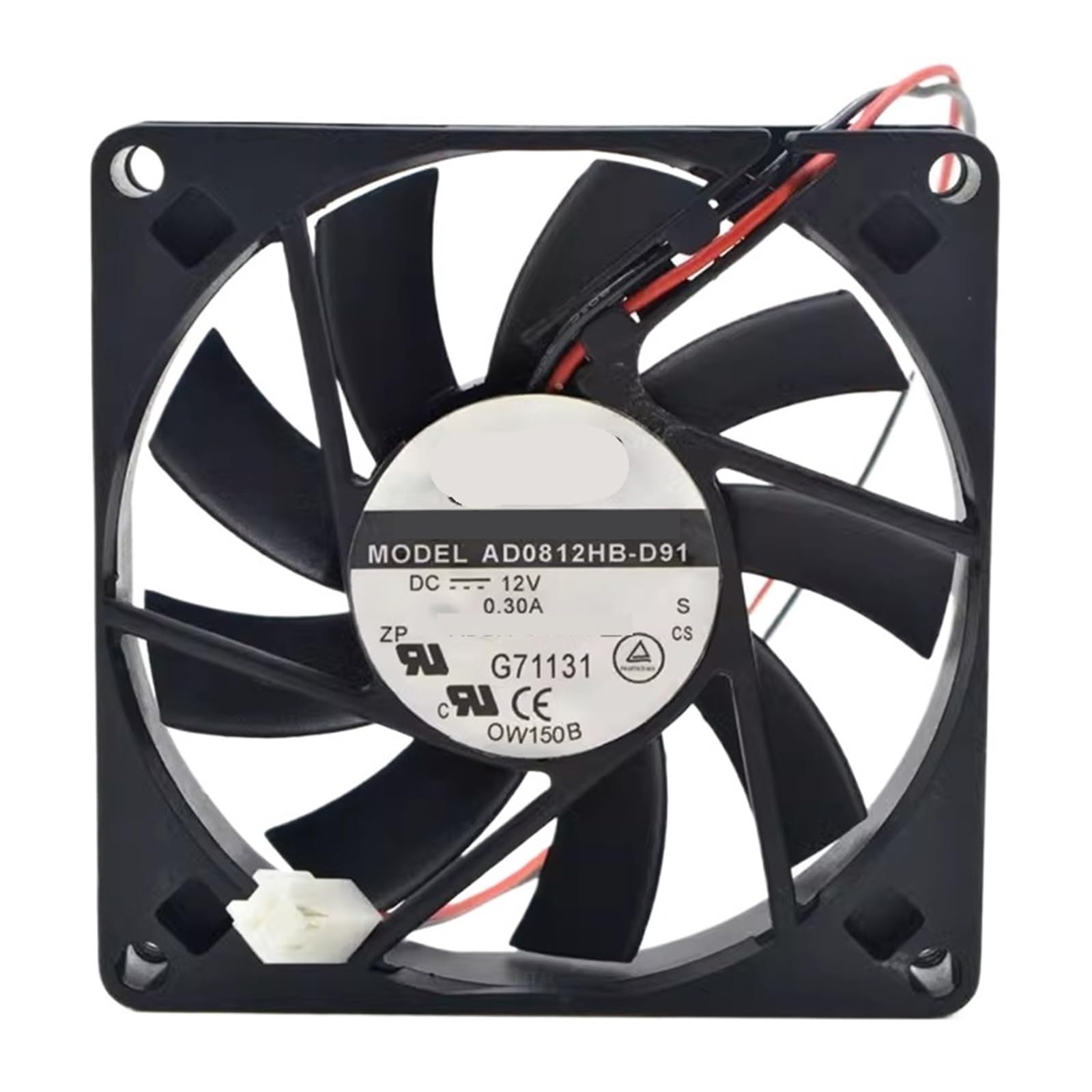 YMUGUEGH 4300RPM AD0812HB-D91 8015 12V 0.30A fan 8CM fan