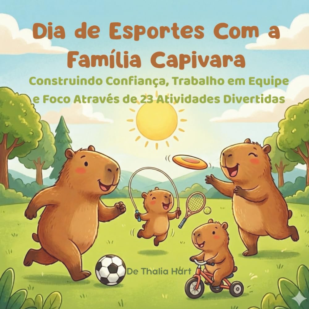 Dia de Esportes Com a Família Capivara: Construindo Confiança, Trabalho em Equipe e Foco Através de 23 Atividades Divertidas