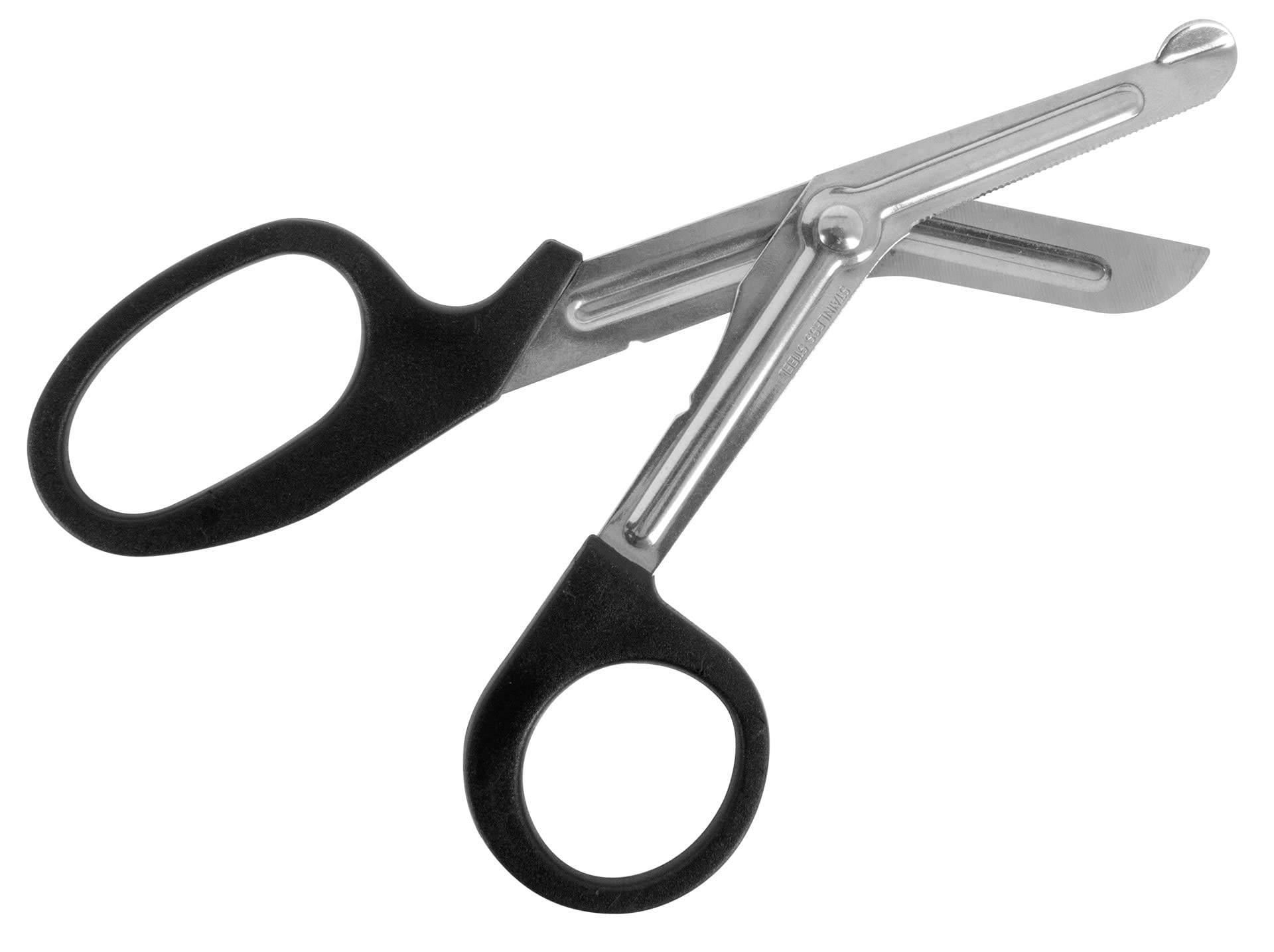 Seac Tesuje, diving scissors with stainless steel shear blade, non-slip grip, sheath included