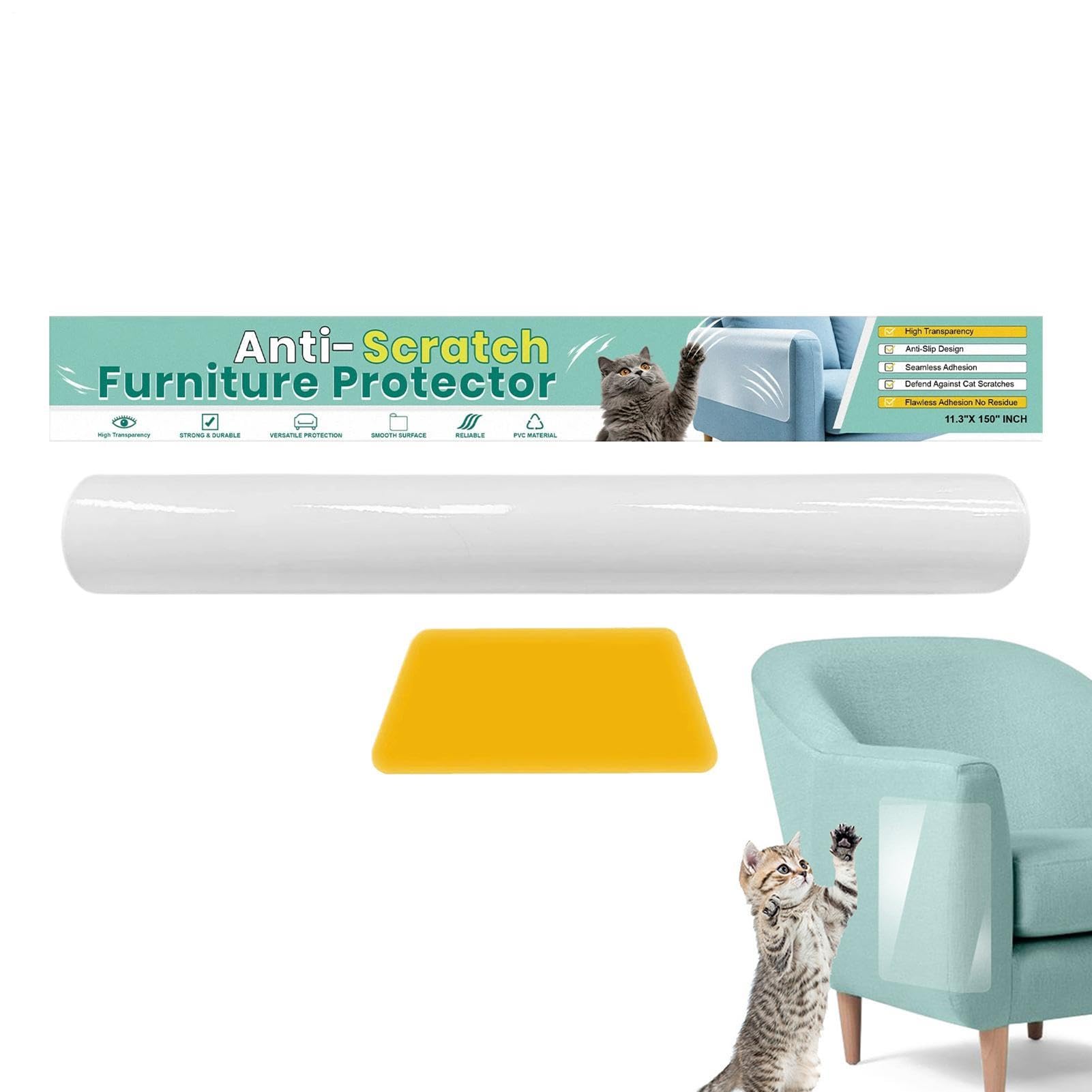 Protector de arañazos para gatos para evitar daños en puertas y paredes