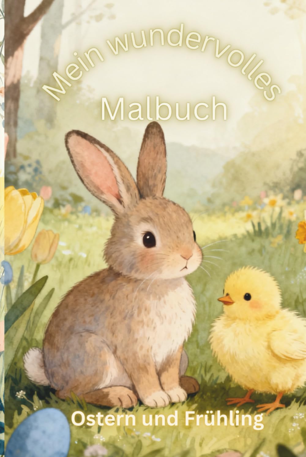Mein wundervolles Malbuch: Ostern und Frühling