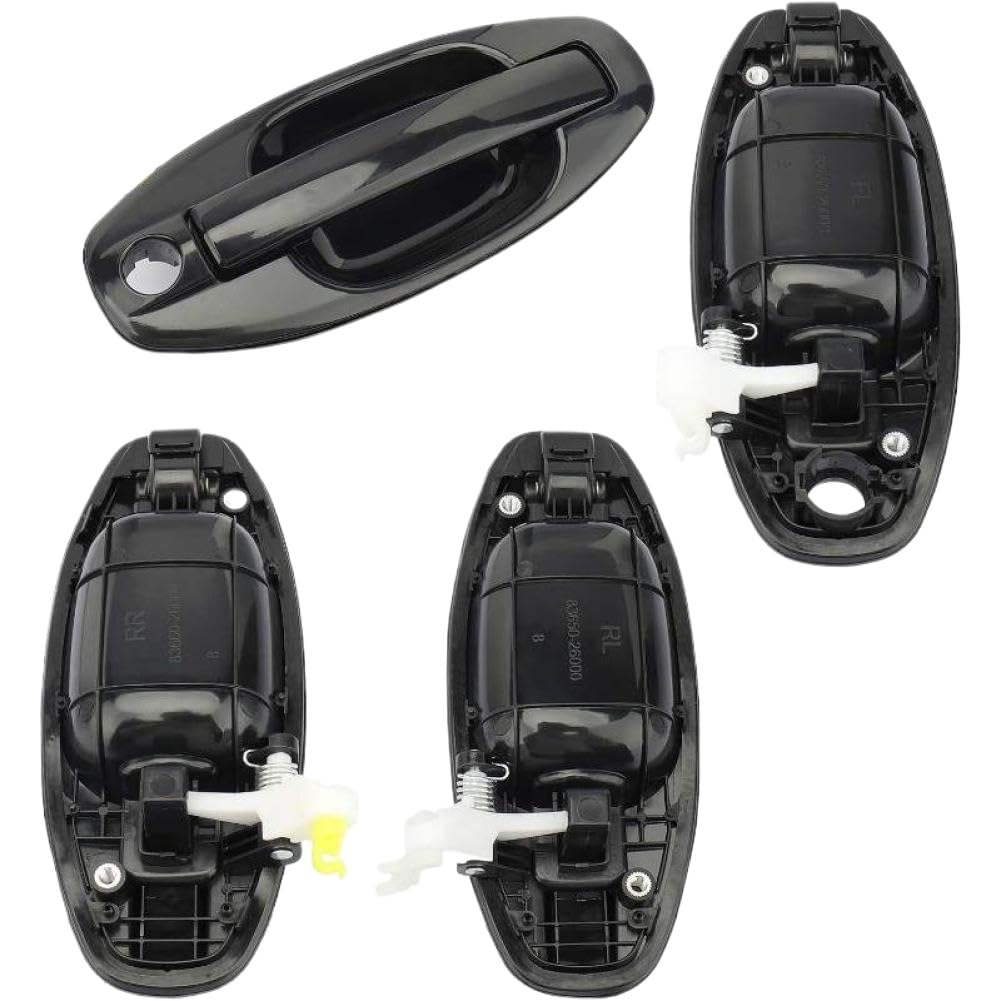 Cqadsdyrx 83660-26000 Rr Exterior Door Handle 82650-26000 82660-26000 83650-26000 83660-26000 Compatible With Santa Fe 2001-2006(83660-26000 Rr)