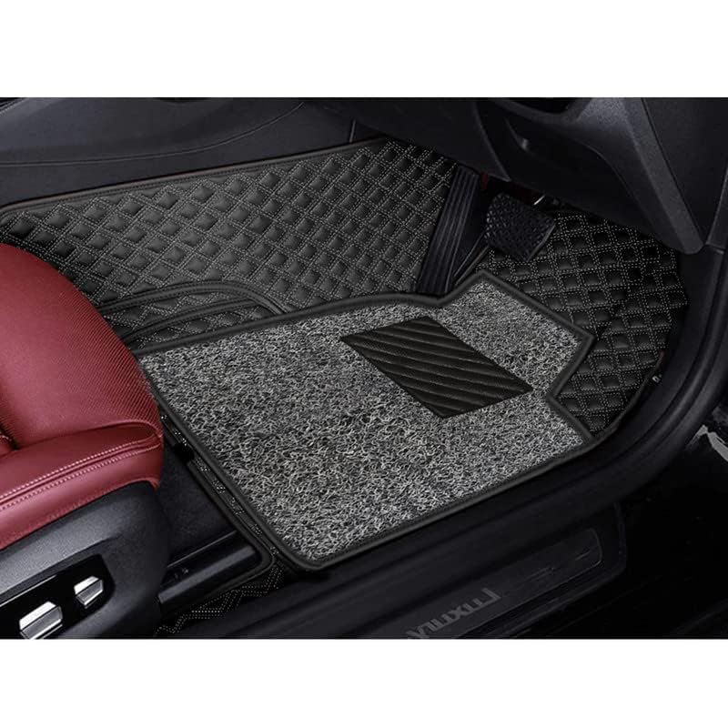 Image of Premium 7D Car Floor Mat for BYD Atto 3 | Black Silver