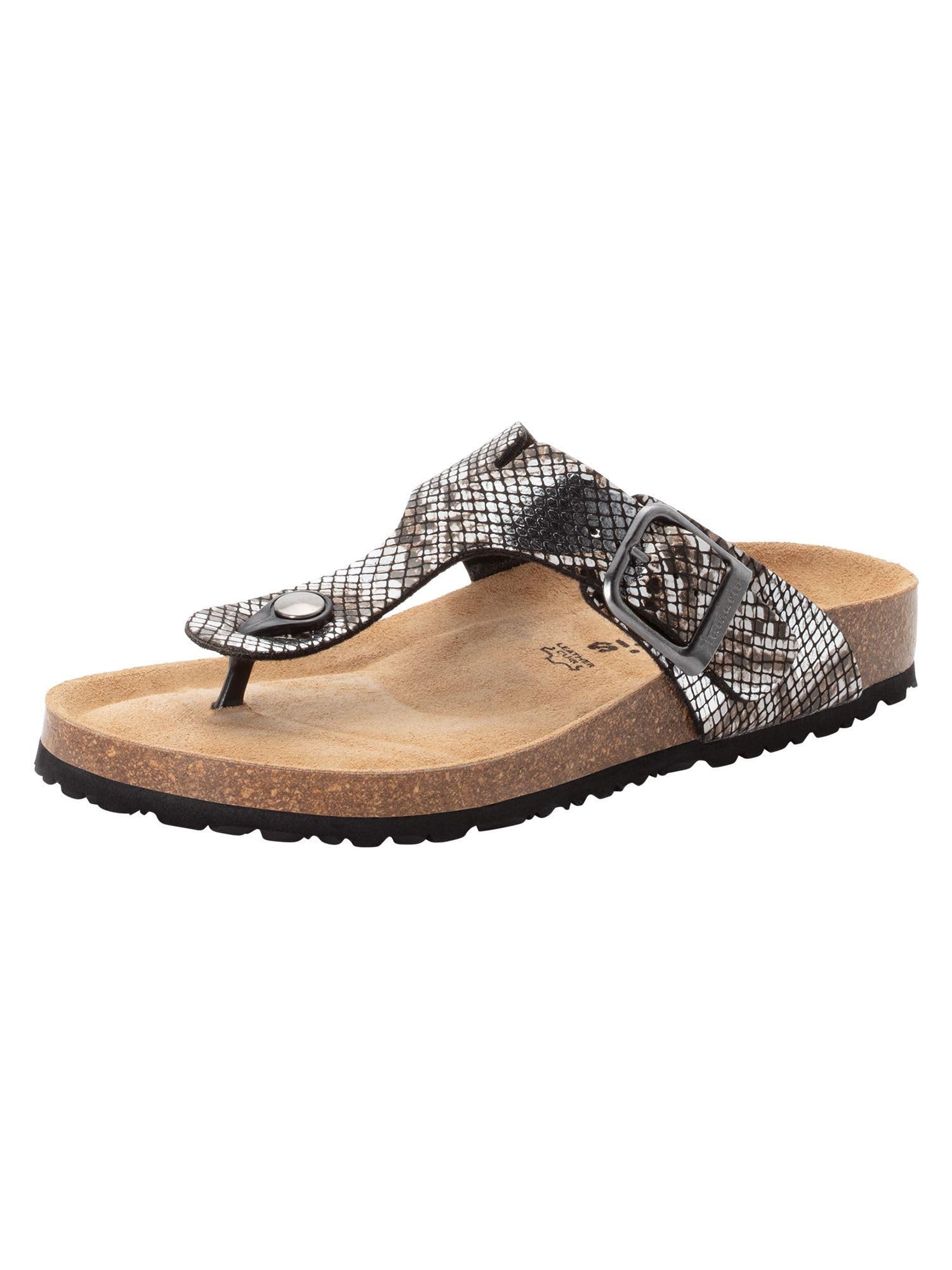 Tamaris Women Footbed Slide flat black 8 UK