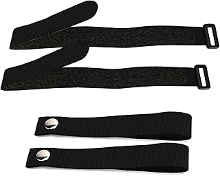 Tie Down Straps for Jeep Wrangler JK JKU YJ TJ JL JLU Unlimited & Sports 2007-2020 Window Durable Top Straps (4 Pack)
