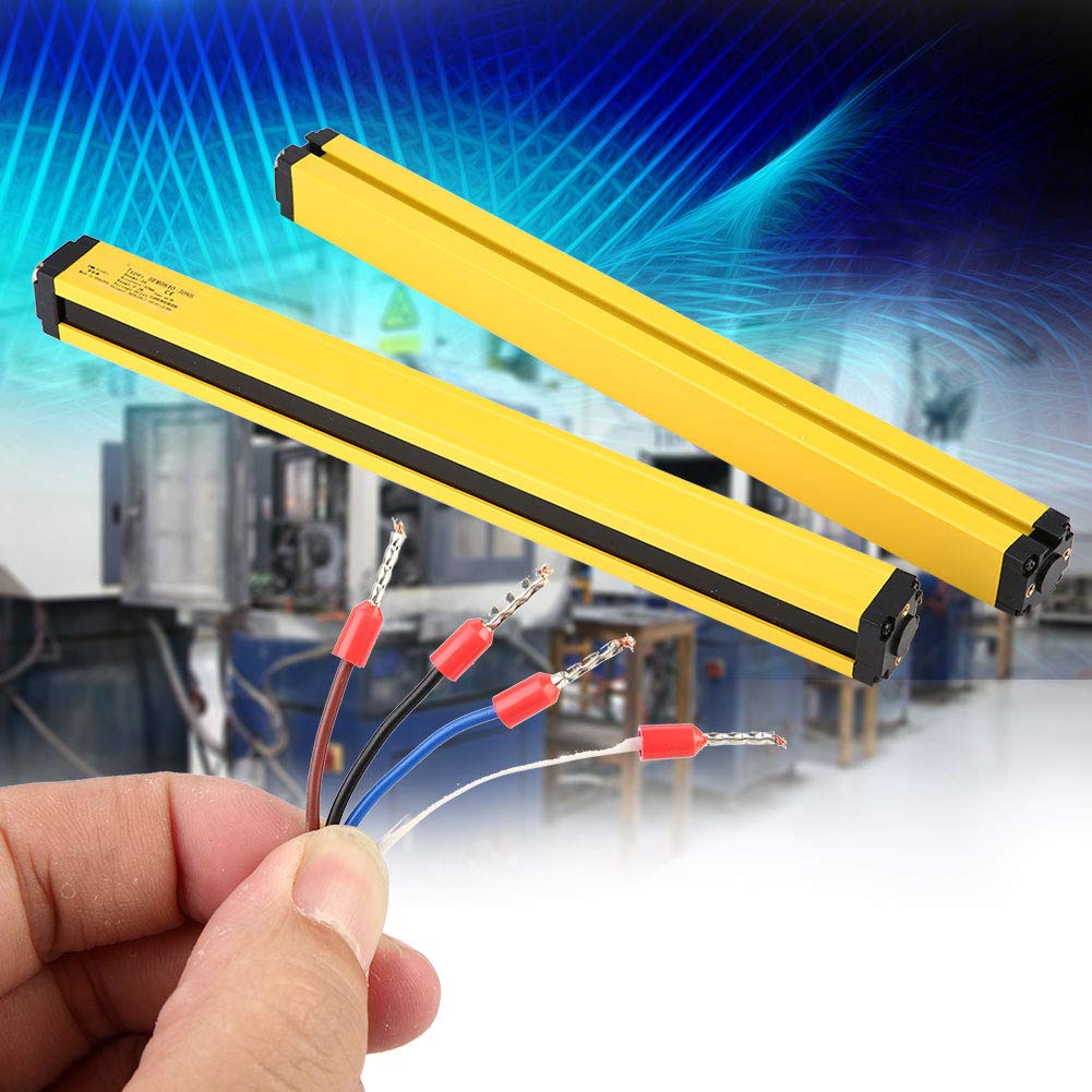Interruptores De Sensor De Cortina De Luz, Dispositivo De Seguridad De Rejilla De Luz De Seguridad, Escala De Sensor De Contador Infrarrojo Para Máquinas De Forja, Equipo Automático (8 Haces, Voltaje