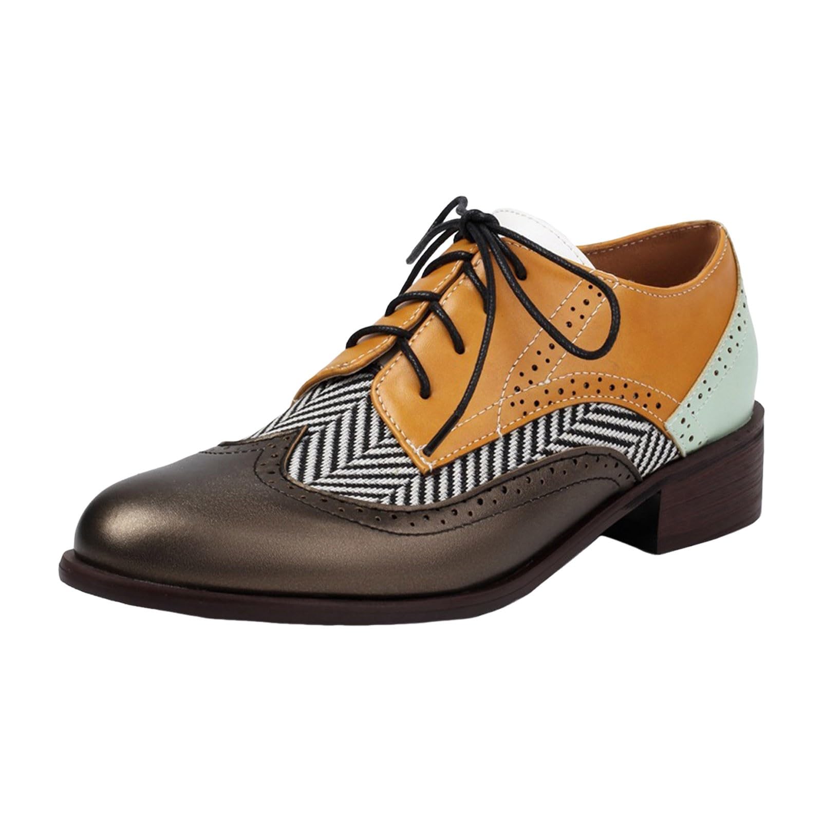 Generisch Elegantes botines planos con cordones para un estilo británico atemporal con comodidad y suela