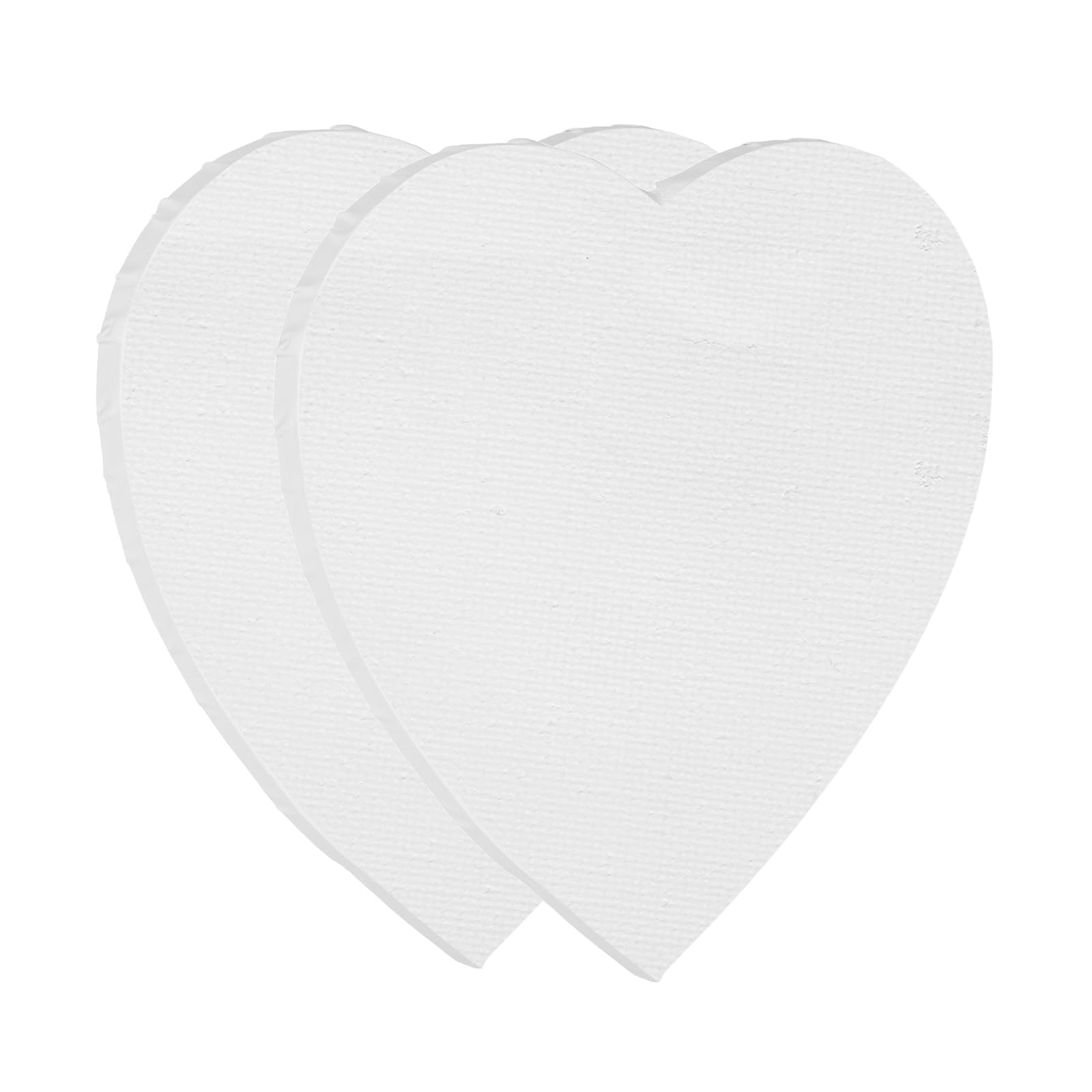 Lienzo de algodón en corazón para pintura acrílica y proyectos de arte creativo de 12 pulgadas
