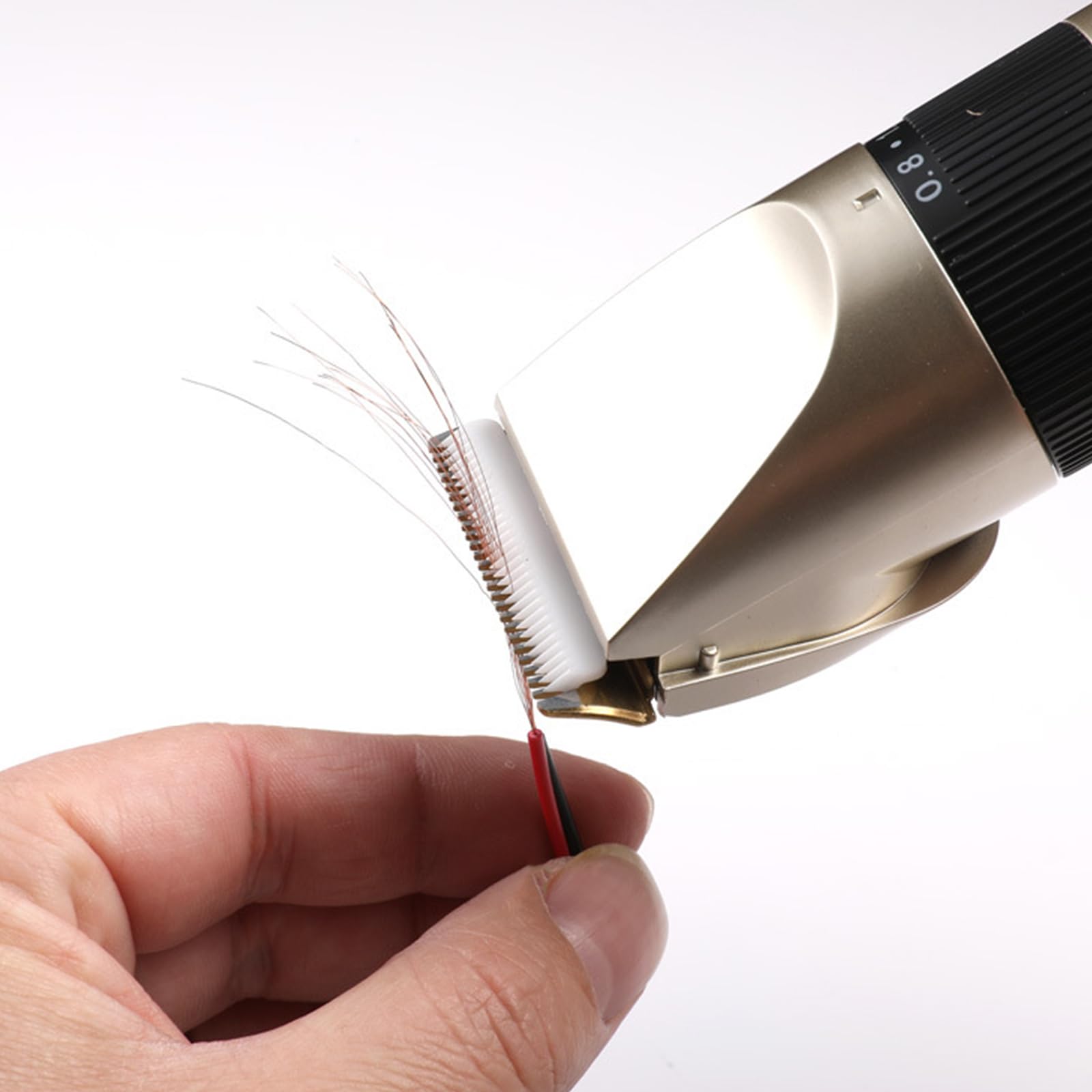 Testina di Ricambio per Trimmer da Barba, Testina di Taglio in Ceramica Professionale per Capelli, Preciso e Affilato, Facile da Installare, per Parrucchieri e Uso Domestico Durevole