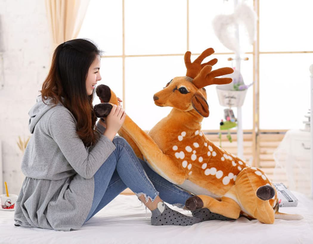 Amazon.co.jp: YABINA TOYS リアル鹿のぬいぐるみ 可愛いしか