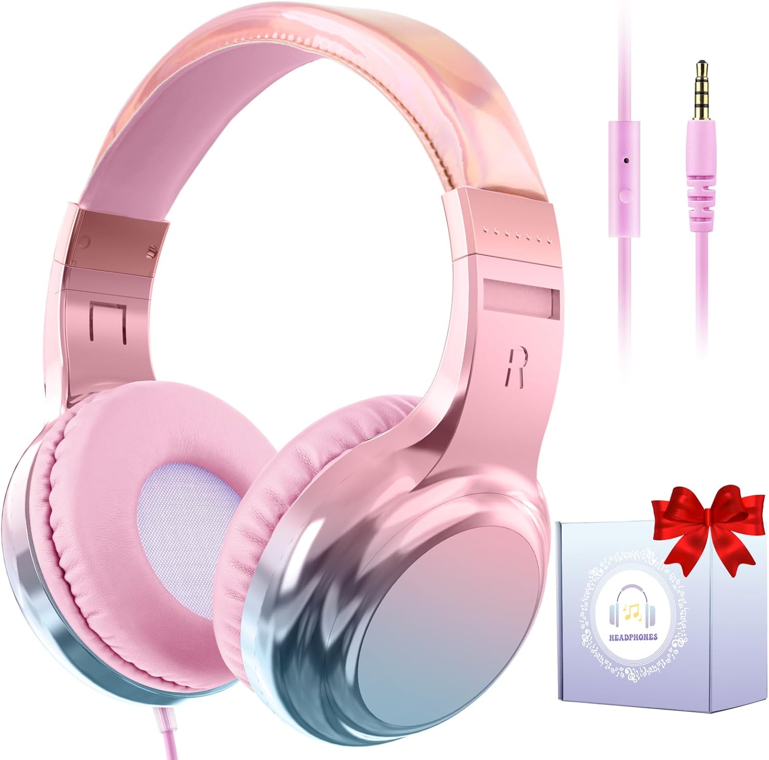 JYPS Kids Headphones, Childrens Headphones for Girls, Toddler