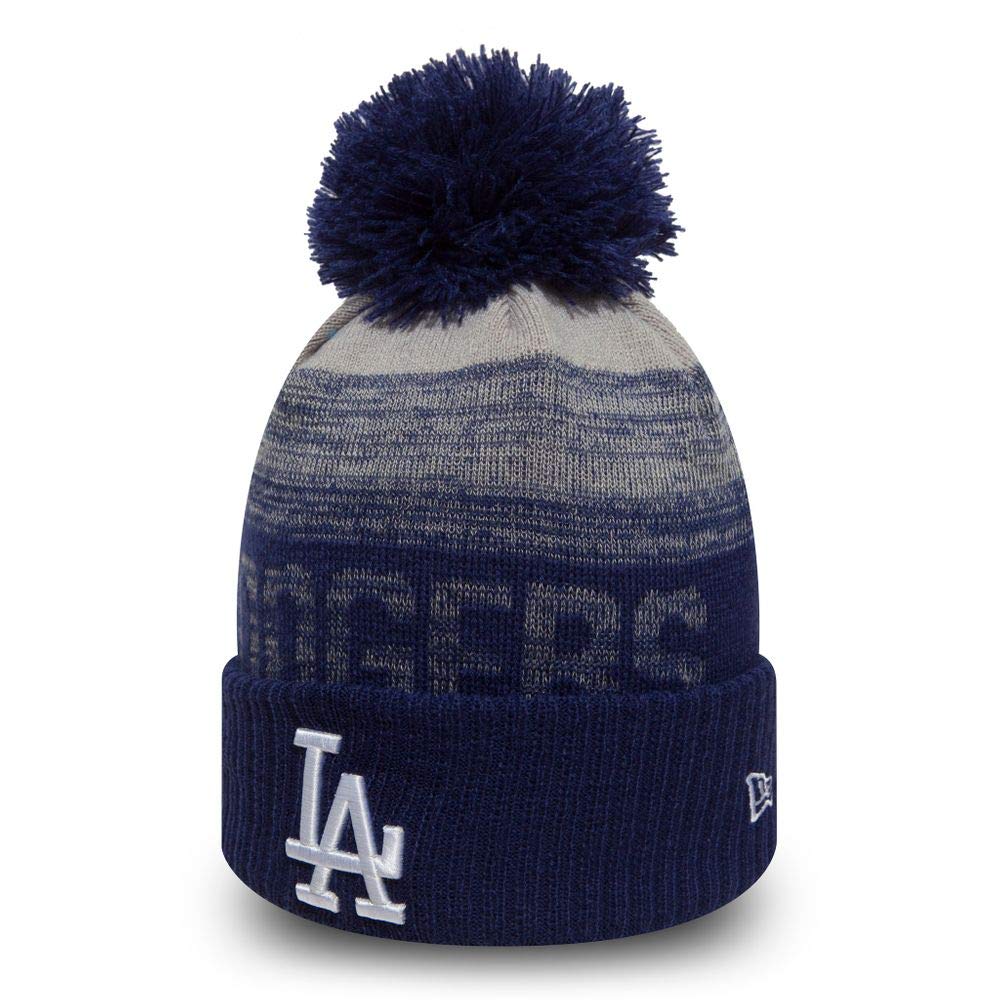 New Era Men's Bleu Beanie Los Angeles Dodgers