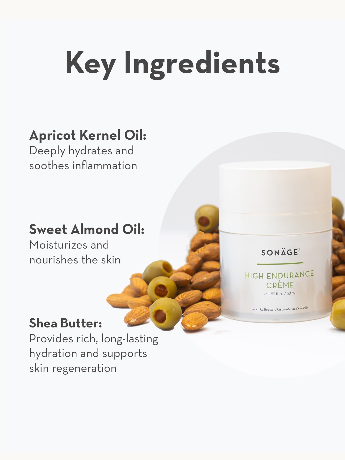 SONAGE High Endurance Cream: Anti-Aging Moisturizer | Firming Night Cream Soothes Redness