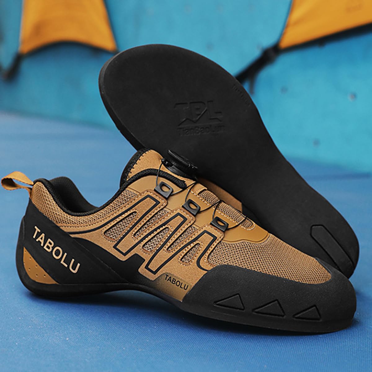 Scarpe da Arrampicata da Uomo Principianti vestibilità a Basso Scarpe da Bouldering Comode per Arrampicata Sportiva