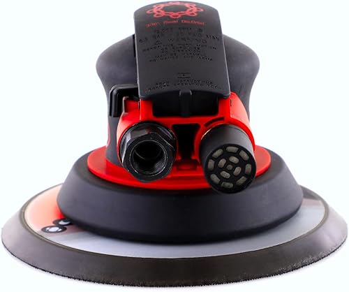 Miniatura 3 de Chicago Pneumatic CP7255E - Herramienta de lijadora orbital aleatoria de aire, mejoras para el hogar, herramientas de carpintería, pulidora,