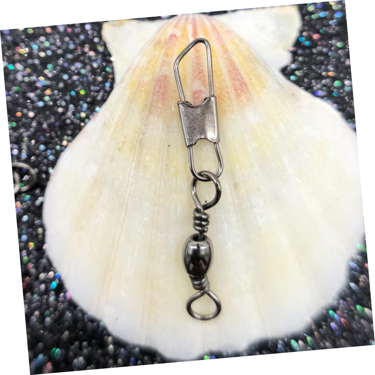 Hemobllo Attrezzatura da Pesca con Anello A Otto Caratteri Girelle con Gancio A Perno Girelle da Pesca Anelli Girelle A Scatto da Pesca Connettori da Pesca Gadget da Pesca in Rame