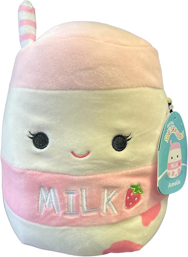 8" Amelie Strawberry Milk Squishmallow Amazon.co.uk Toys & Games