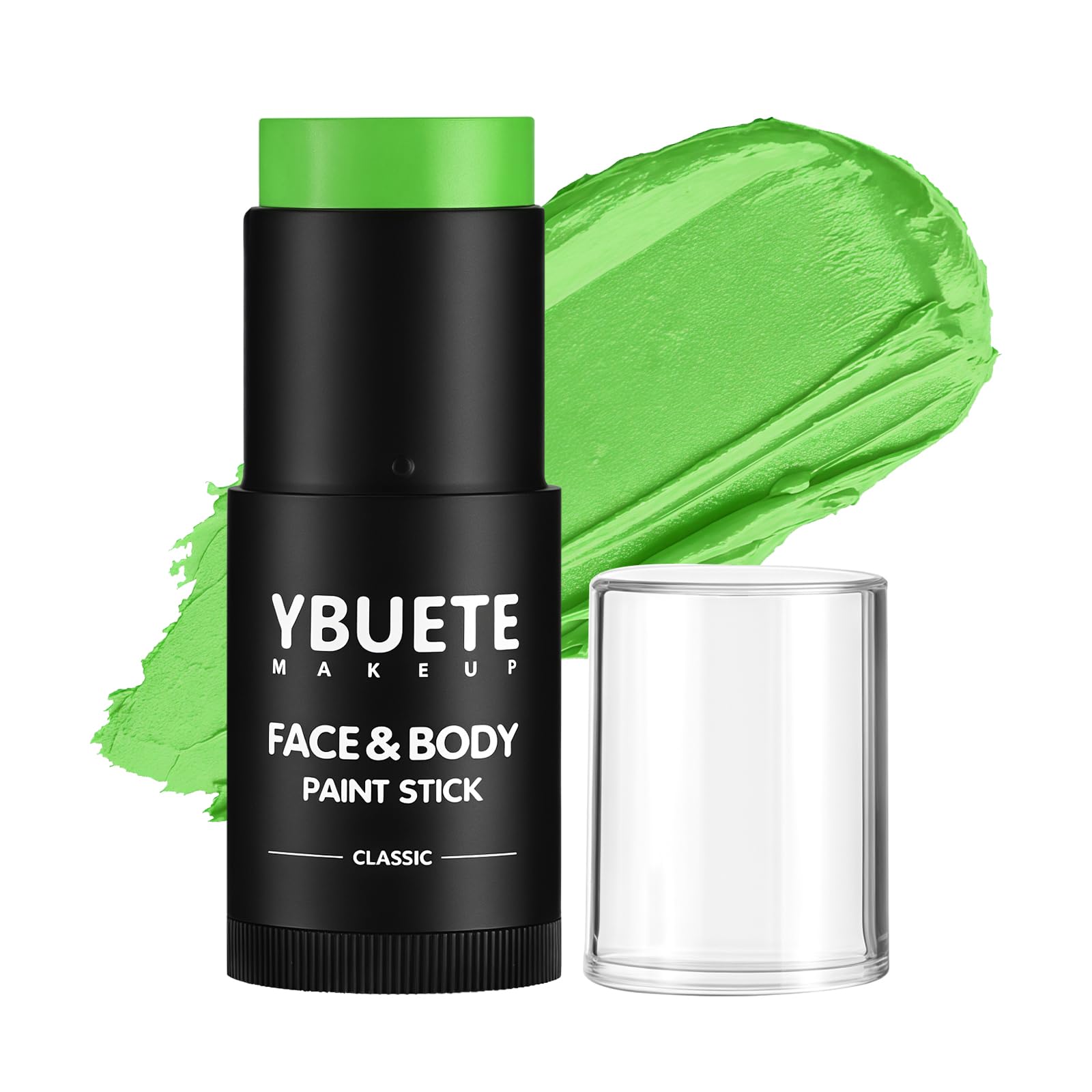 YBUETE Light Green Water Based Face Body Paint Stick for Halloween Makeup