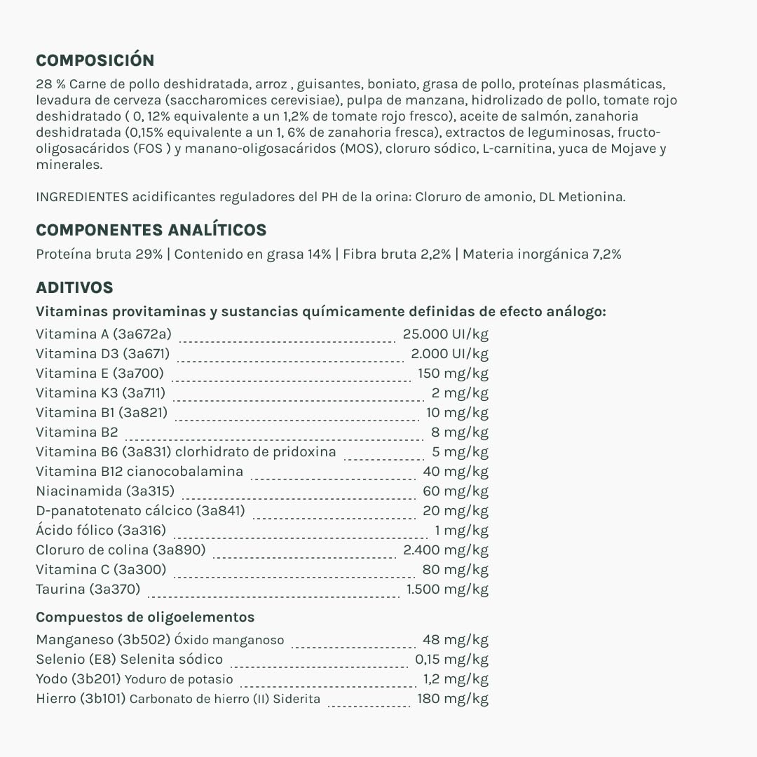 Caty’s Pienso Natural para Gatos Urinary 12 kg - Comida Seca de Pollo y Arroz para Transtornos Urinarios - Facil Digestion Alta Palatabilidad - Producto Nacional 100% (12Kg)