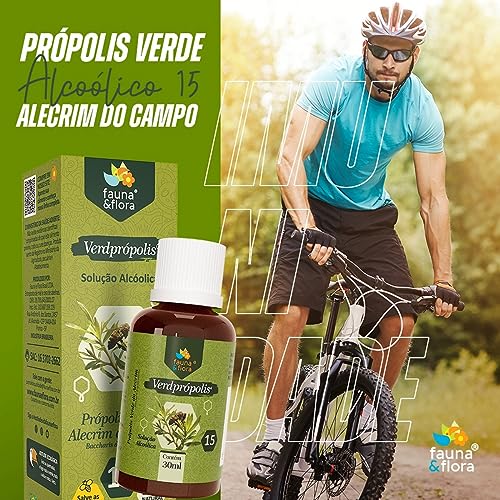 Extrato Própolis Puro Kit com 3 Verde Alecrim 15% Imunidade Vitamina Aquoso 30 ml Natural