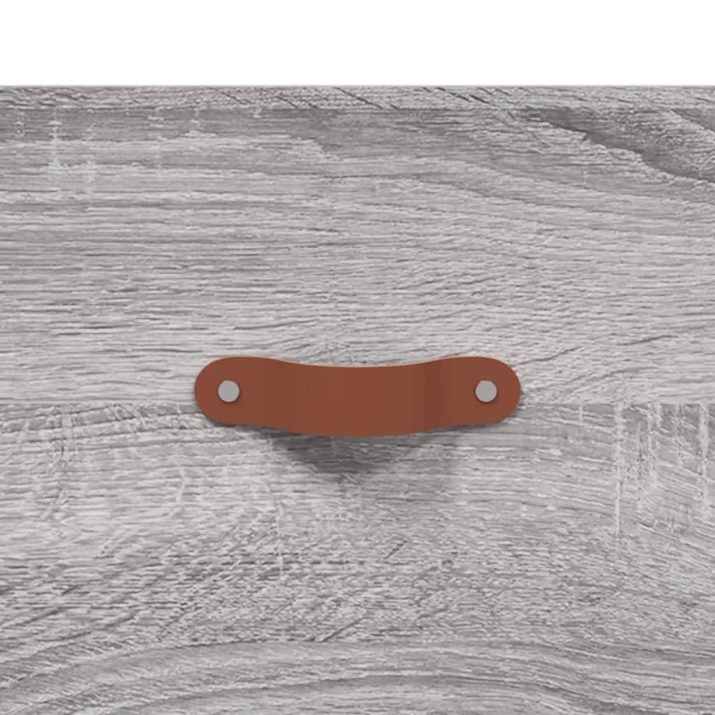 Tabla elevadora Sonoma gris 69,5 x 34 x 180 cm, material de madera con patas de metal y parte superior de aparador, diseño moderno y durabilidad para salón, cocina, pasillo