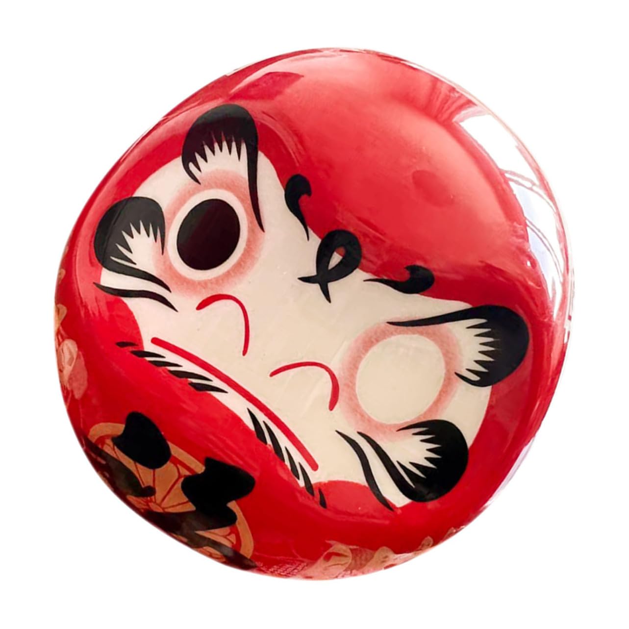 RORPOIR Pequeños Adornos De Bodhidharma Figuras Japonesas Daruma De Cerámica Figura De Daruma Japonesa Suerte Daruma Tambaleante Adornos De Daruma Figura De Cerámica Zen Daruma