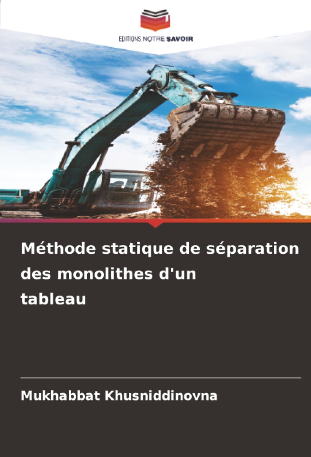 Méthode statique de séparation des monolithes d'un tableau