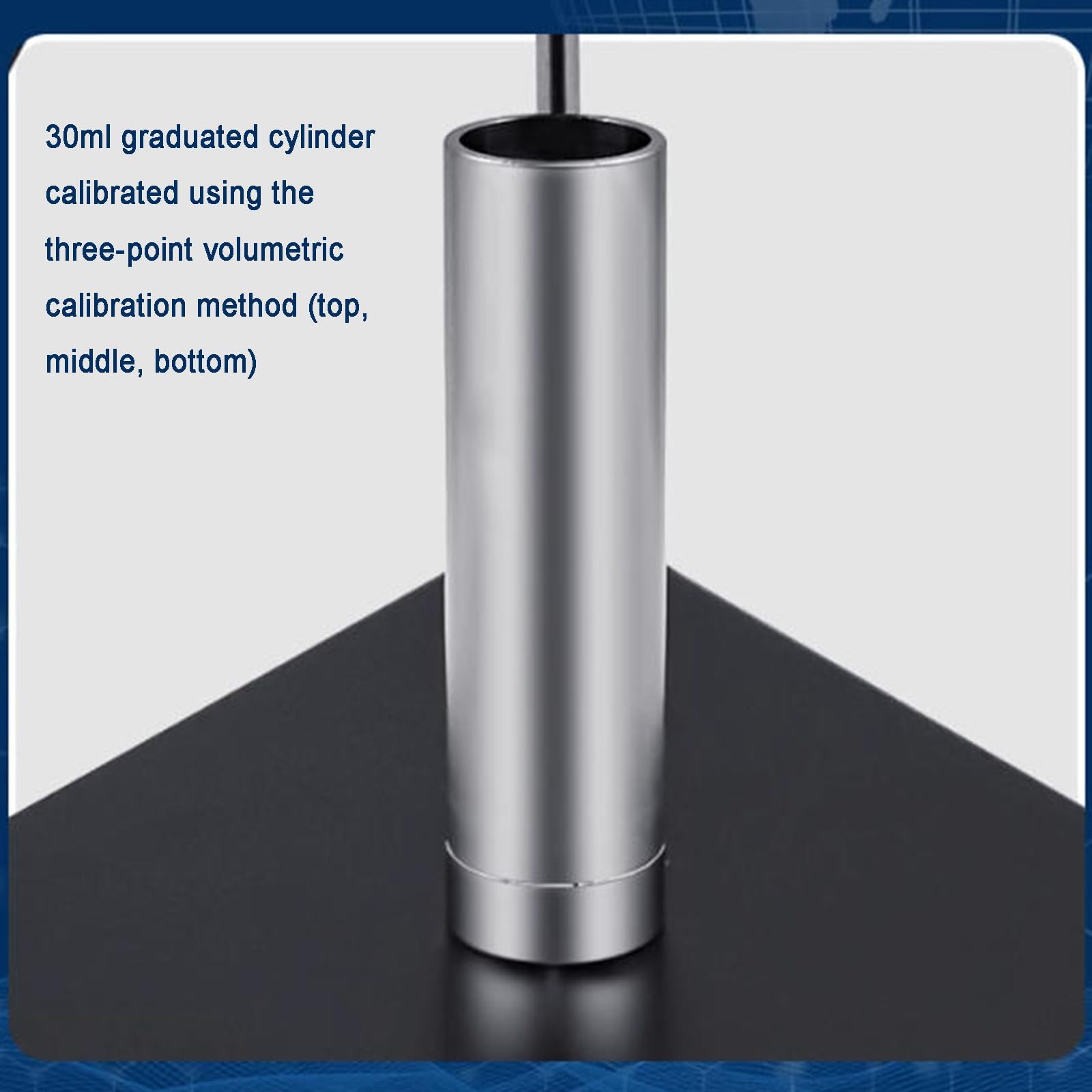 Este medidor de Densidad aparente para Polvos, probador de Densidad apilable con Malla de Filtro de Acero Inoxidable, Cilindro de medición de 30 ml - Adecuado para Metal, Cemento, Tierra