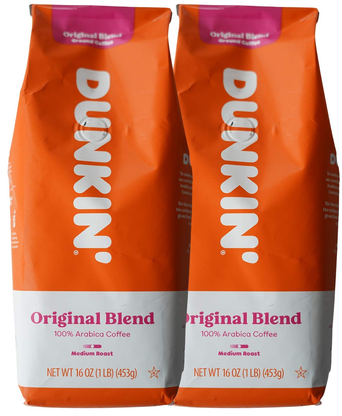 Dunkin' DonutsGround Coffee 1 LB. Bag Multi Pack (Orriginal, Two Pack)