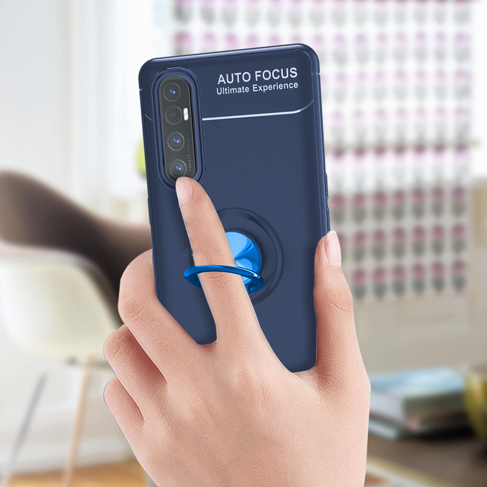 Asuwish Cover Portafoglio Per OPPO Find X2 Lite / Reno3 5G | In Pelle PU Con 5 Tasche E Supporto Regolabile | Include Vetro Temperato | Oro Rosa