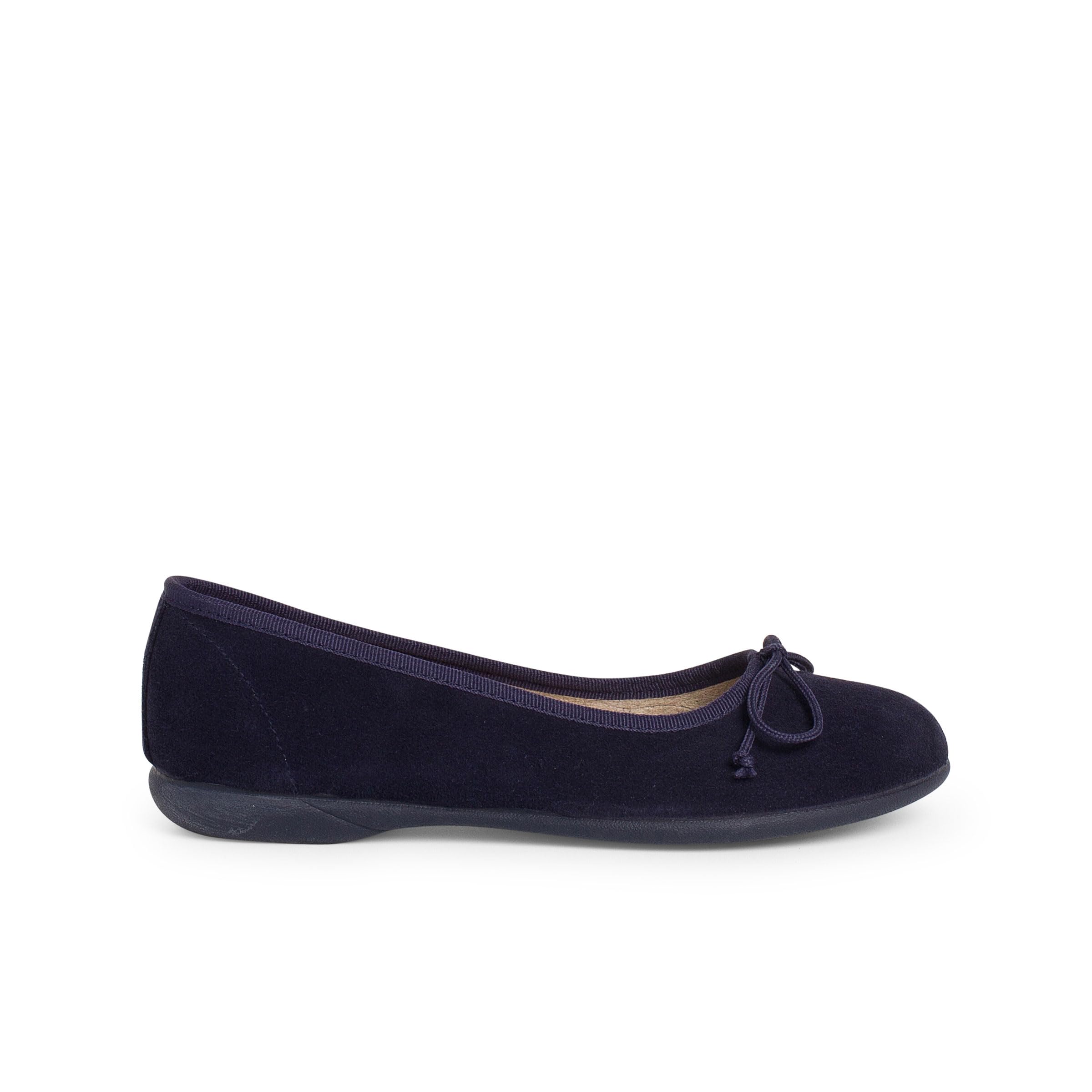 Pisamonas Ballerinas Aus Wildleder Mit Feiner Schleife
