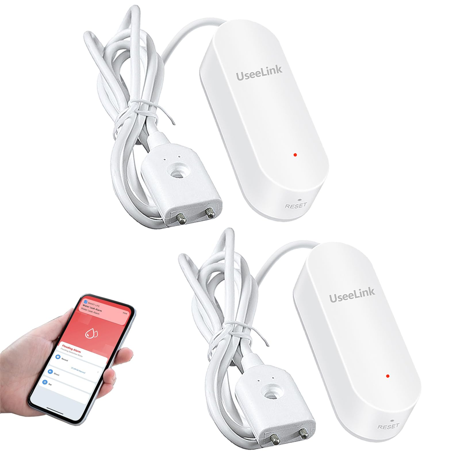 UseeLink WiFi Water Leakage Detector 2 Packs-image-19