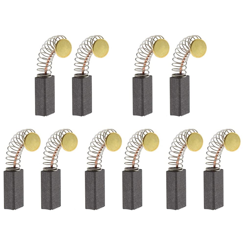 Duendhd 5 Pairs Motor Carbon Brushes 13Mm X 8Mm X 5Mm Universal Tool For Grinder Orbital