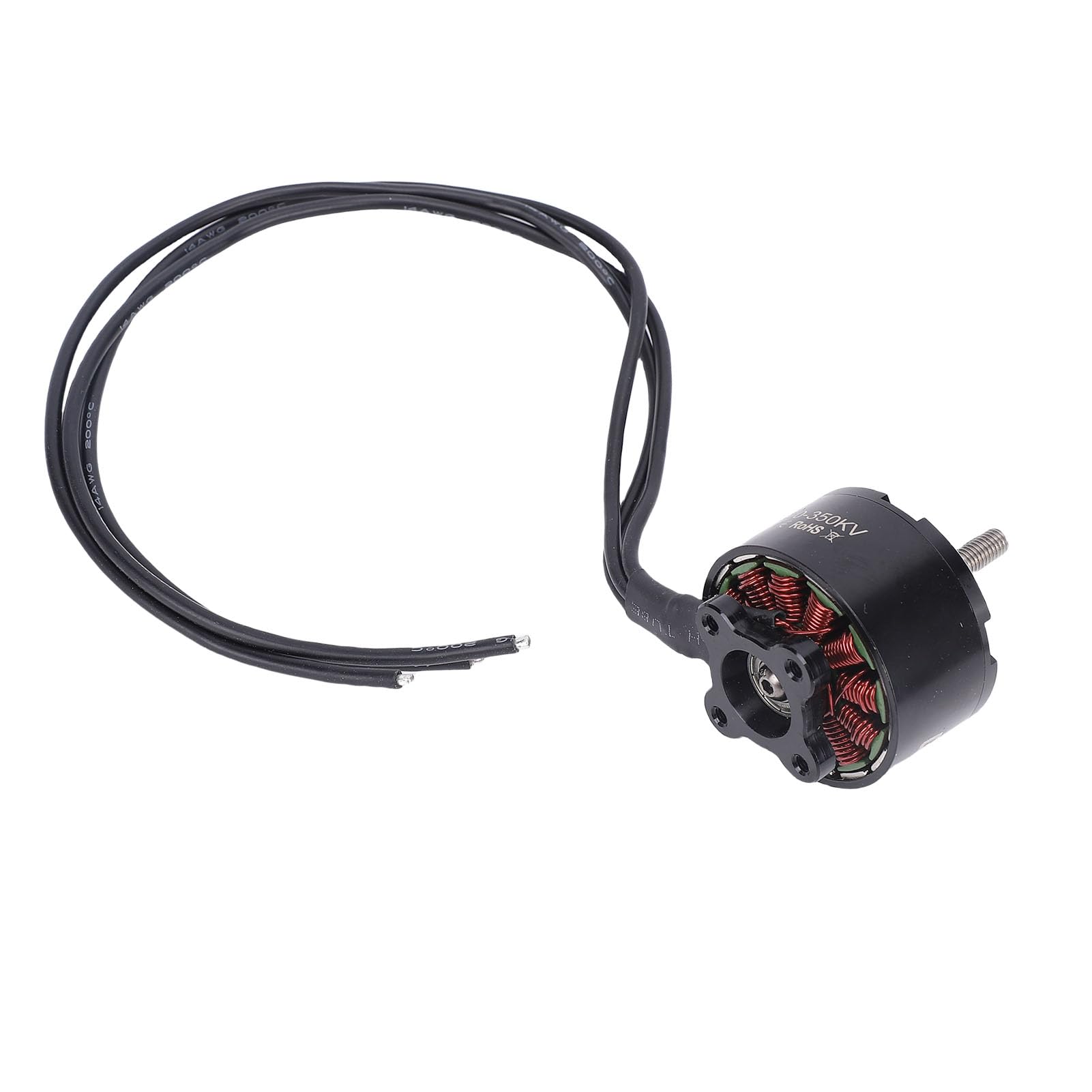 RiToEasysports Silnik Drona 350KV, Bezszczotkowy Silnik ze Stopu Aluminium do Quadkoptera RC, z Zamiennikiem FPV 15-calowym.