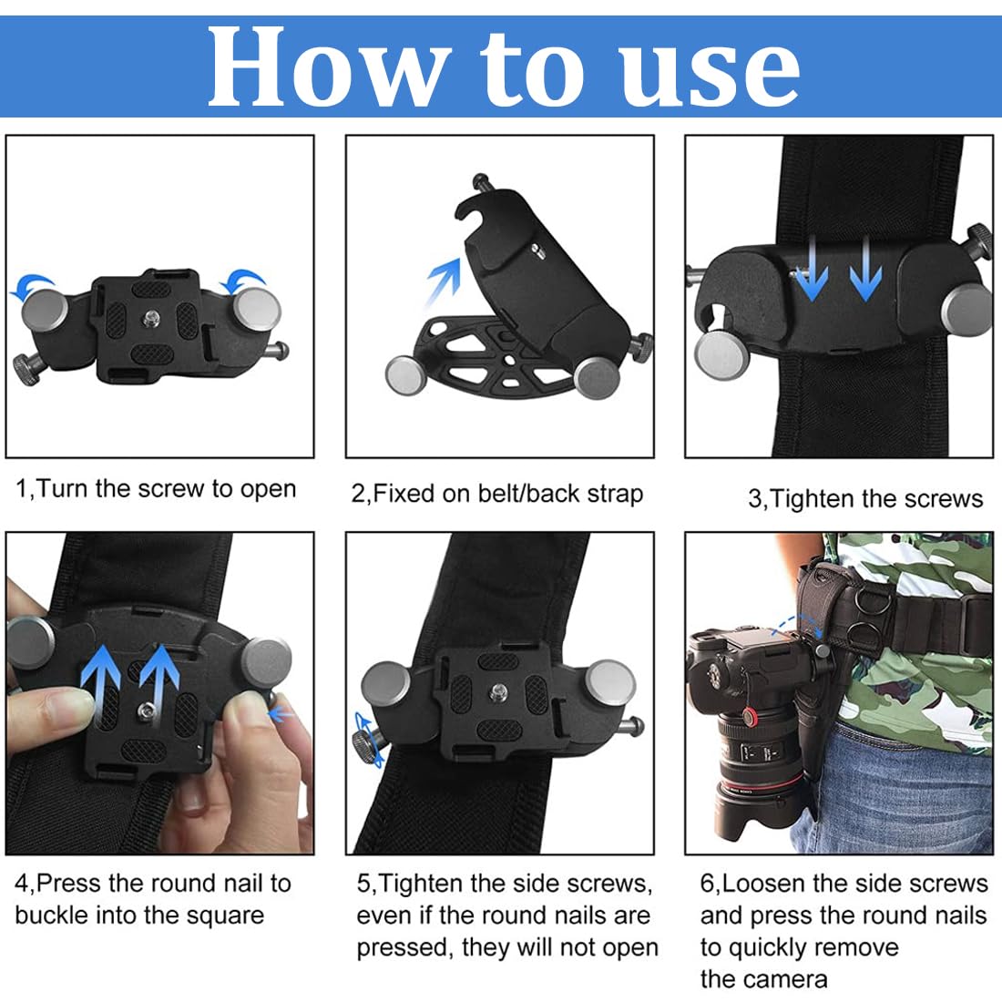 Lot De 5 Cordes Anti-perte Pour Appareil Photo : Fixation Sécurisée Pour Sport, Voyage Et Extérieur