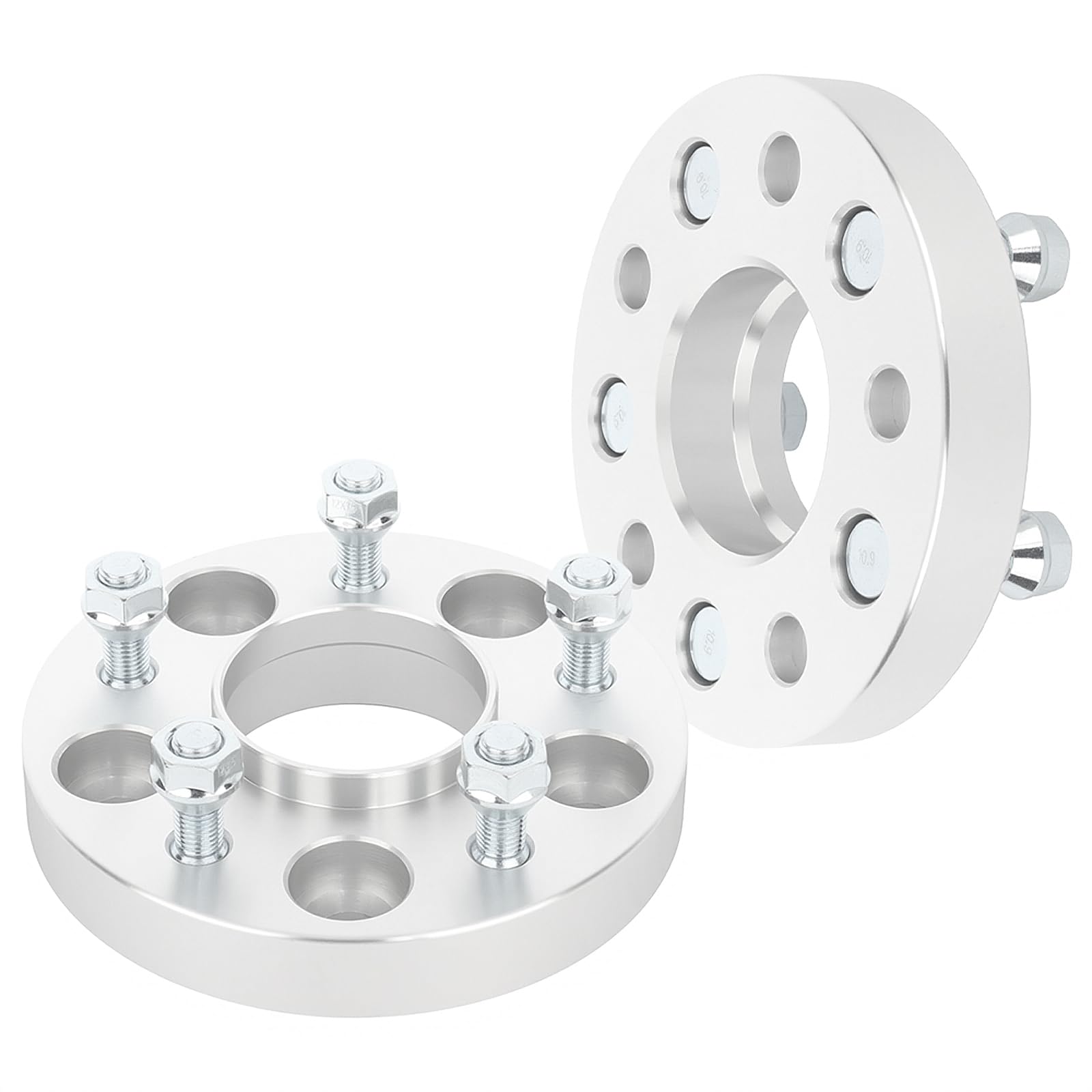 SCITOO 2 pcs 5LUG 1 inch Wheel Spacers 5x4.75 with 12x1.5 Studs 70.5CB