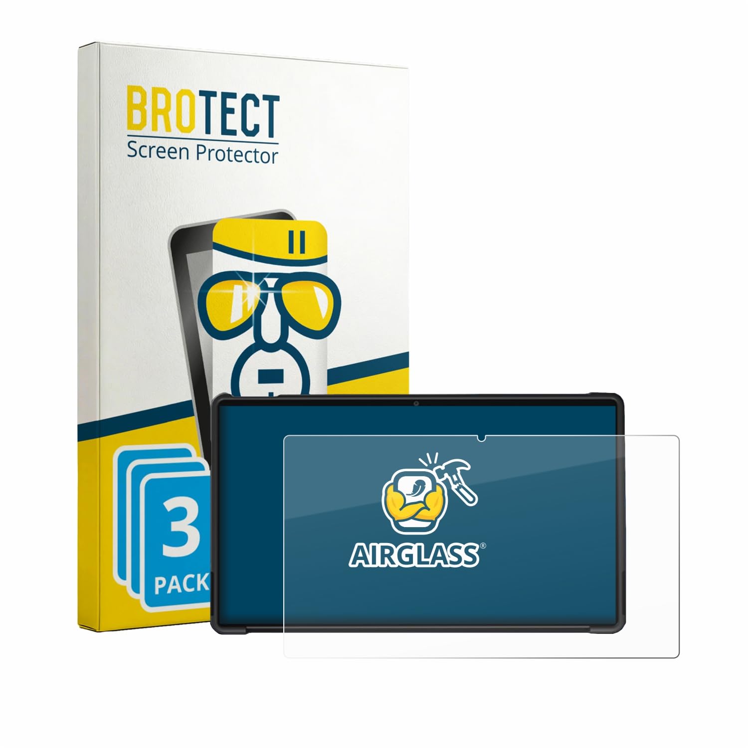 brotect Pellicola Protettiva Vetro per Jumper Z3 15.4" Protezione Schermo (3 Pezzi) [Durezza Estrema 9H, Chiaro]