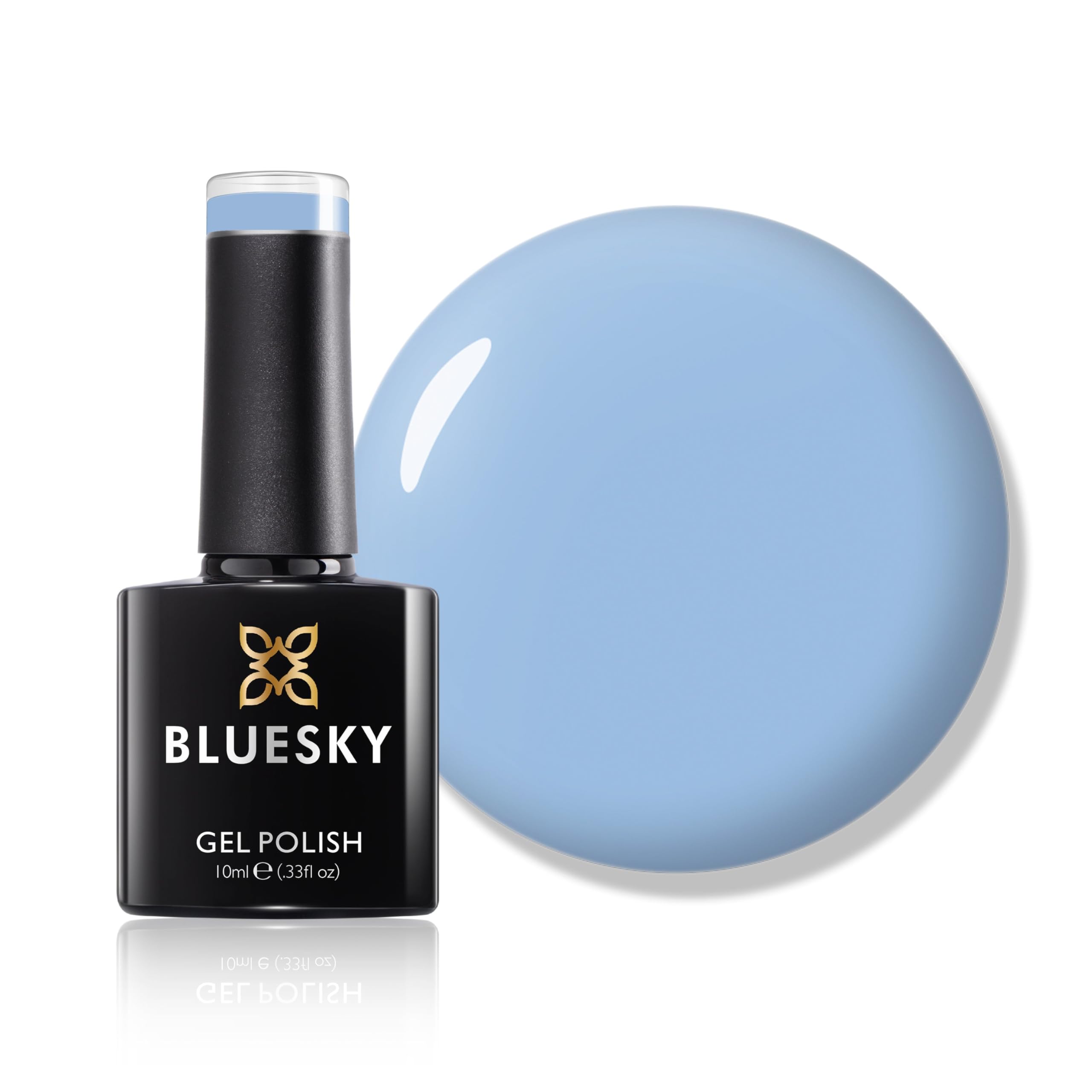 Bluesky Gel Nail Polish, Bluebell SS1909, Blue, 1 Units Long Lasting, Chip Resistant, 10 ml (Requires Drying Under UV LED Lamp)