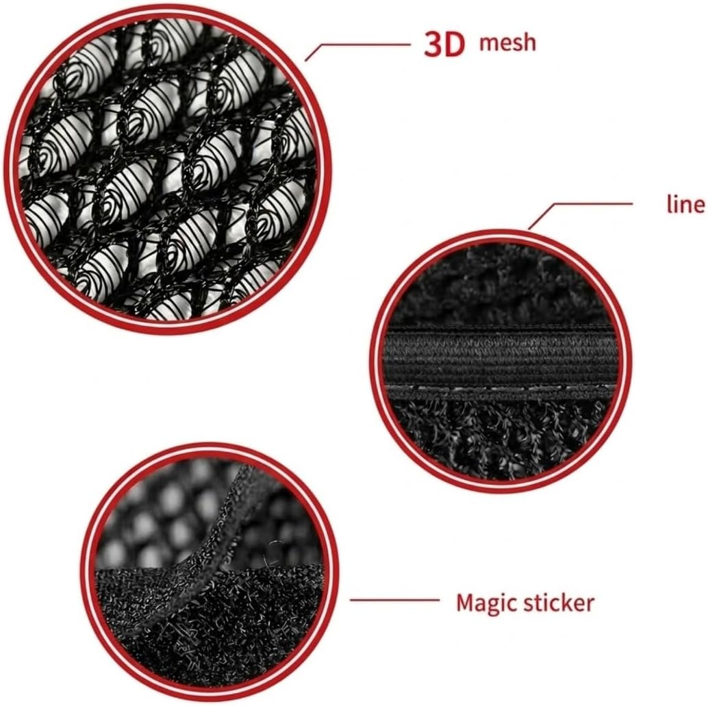 Motorcycle Seat Cover for Aprilia Tuareg 660 2021-2023, 3D Mesh Airflow Breathable Seat Cushion Protector, Anti-Slip Heat Insulation Sun-Proof Saddle Pad Accessories