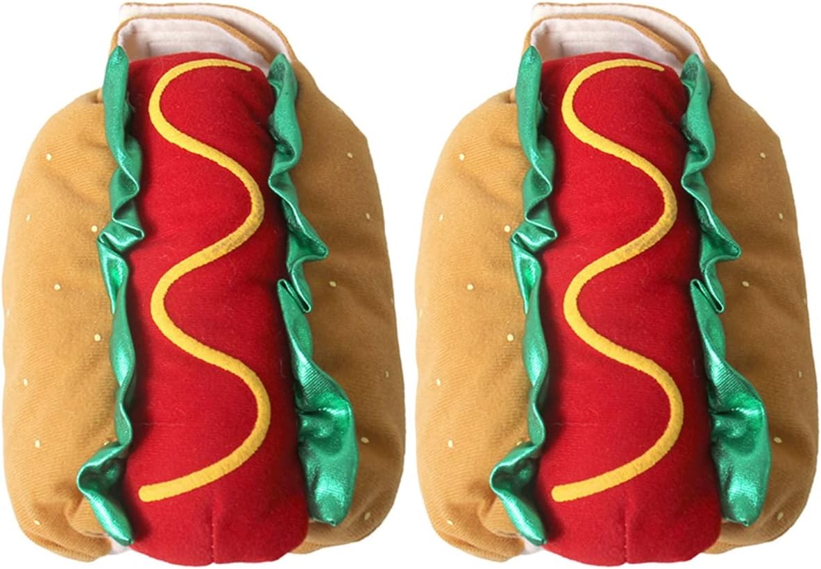 balacoo 2pcs Warm Decorative Dog Cat Costume for Christmas Halloween Stylish Pet Clothes Easy to Wear for Parties Festival Supplies for Dogs Cats