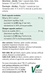 Jamieson Bilberry 2,000 mg, bleuets européens, antioxydant pour le maintien d'une bonne santé, et soutient la santé des yeux. 60 Capsules végétariennes, fièrement canadiennes