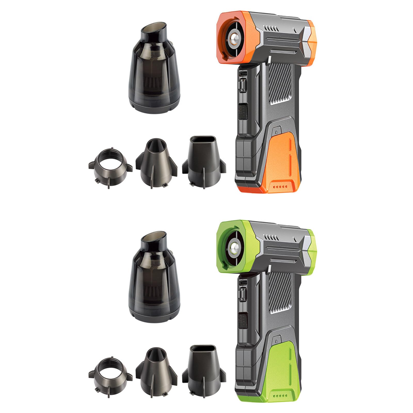Ventilatore turbocompressore portatile portatile, velocità 130.000 giri/min e batteria da 8000 mAh, per rimozione polvere, applicazione spazzaneve, ventilatore turbocompressore